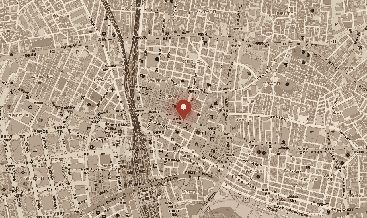 地図: 矢来町43